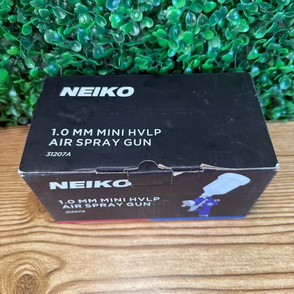 NIB 31207a Hvlp Mini Gravity Feed Air Spray Paint Gun 1.0 Mm Nozzle Size 125 Cc